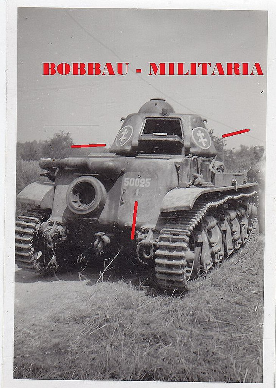 erbeuteter französischer Char leger Beute - Panz