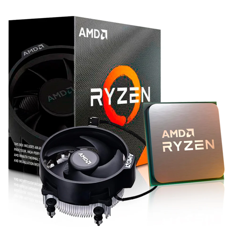 Caixa oficial de varejo do Processador AMD Ryzen 3 4100