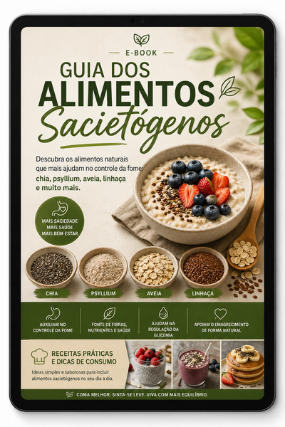 Guia dos Alimentos Sacietógenos