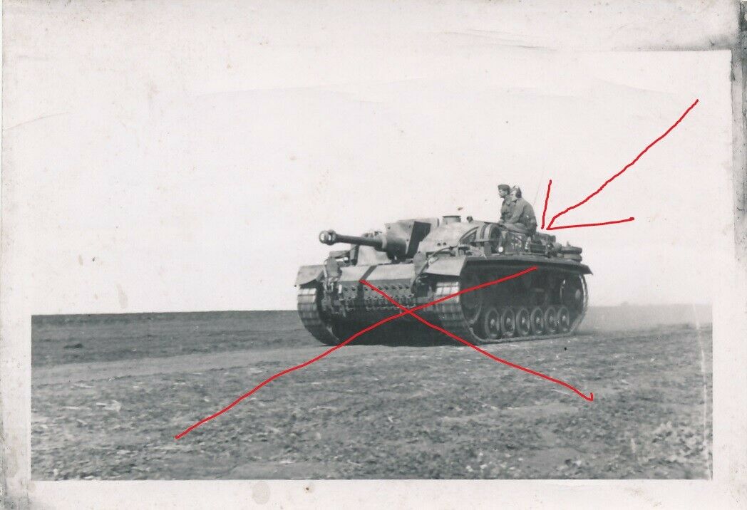 Wehrmacht Deutscher Panzer tank Sturmgeschütz III Kennung 10.5cm