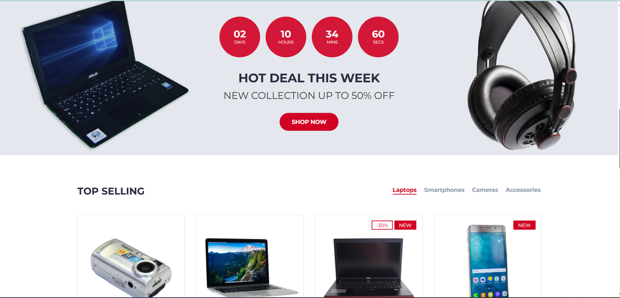 ScriptTronics e-commerce screenshot