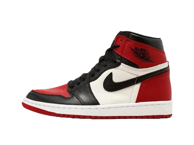 Air Jordan 1 High Black and Red toes