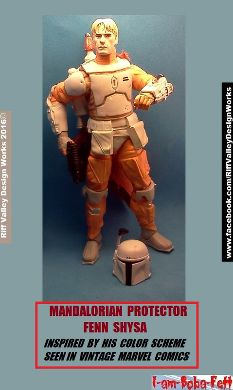 custom black series 6 inch fenn shysa in orange 