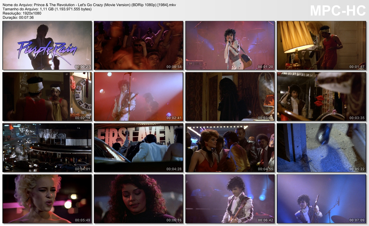Prince & The Revolution - Let's Go Crazy (Movie Version) (BDRip 1080p) [1984]