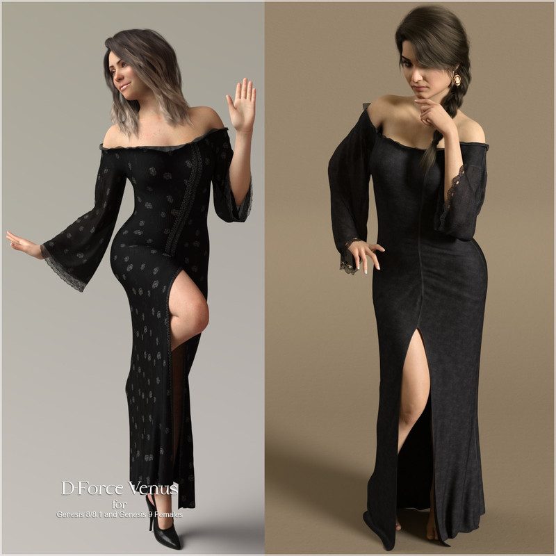 D-Force Venus for Genesis 8 and 9 Females