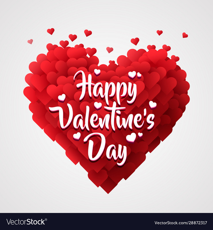 valentines-day-background-with-red-3d-hearts-cute-vector-28872317