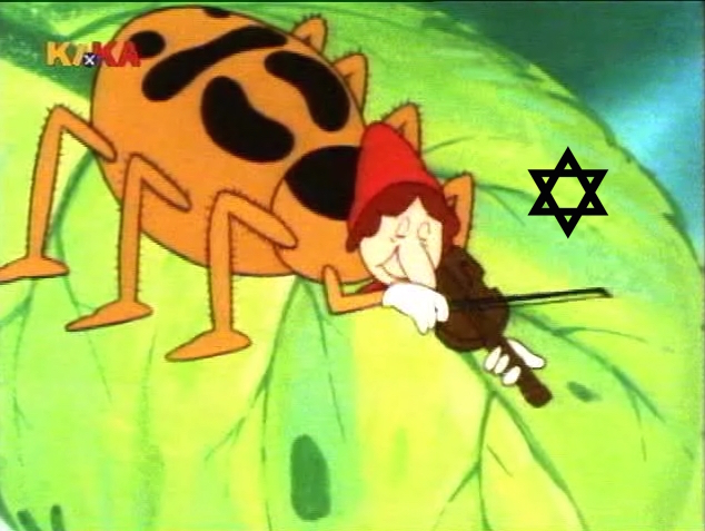 La araña Tecla, judía y narigona