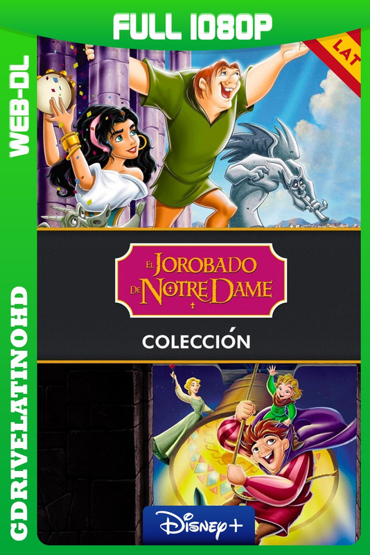 El jorobado de Notre Dame – Colección (1996-2002) WEB-DL 1080p Latino-Inglés