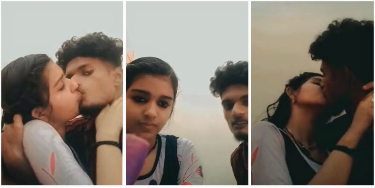 Desi girlfriend kissing with boyfriend nude video