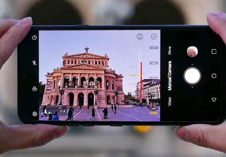 Camera Settings on Lg l125dl Phone for Less Space