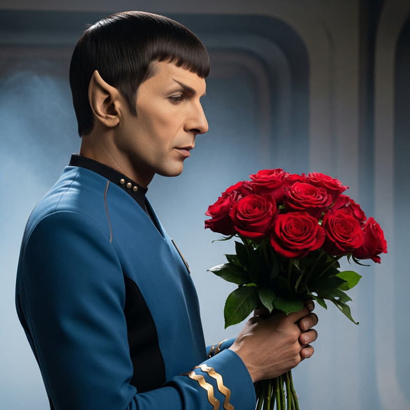 Spock and Red Roses
