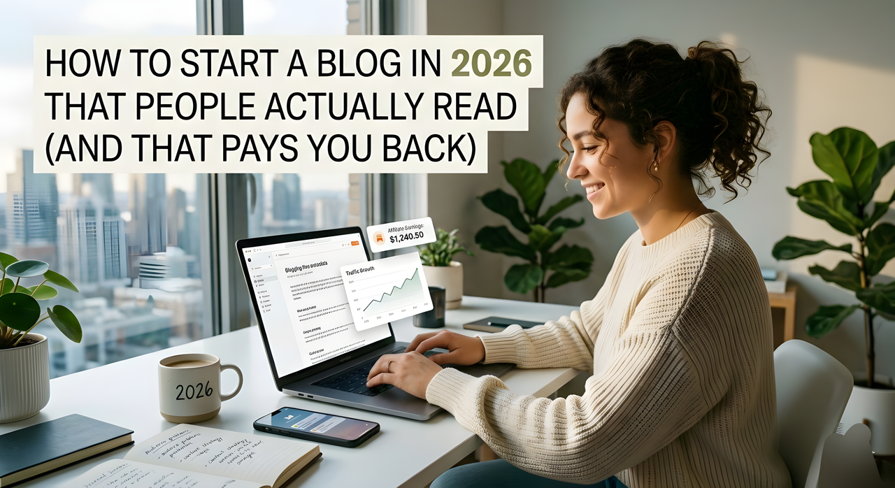 How to start a blog in 2026