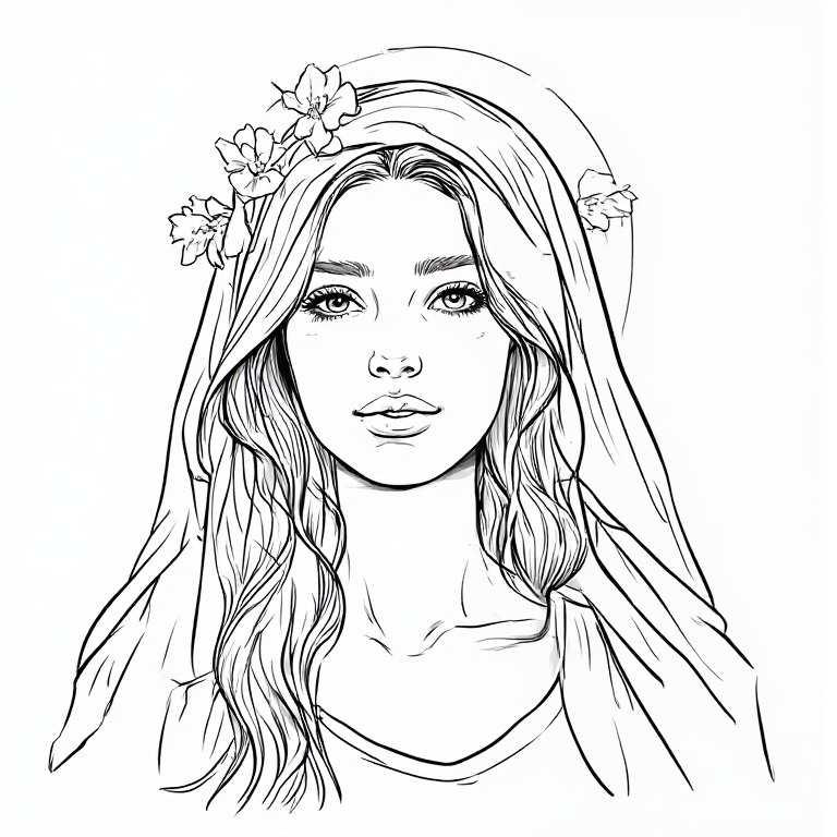 Madonna-l-Line-drawing-natural-(46)