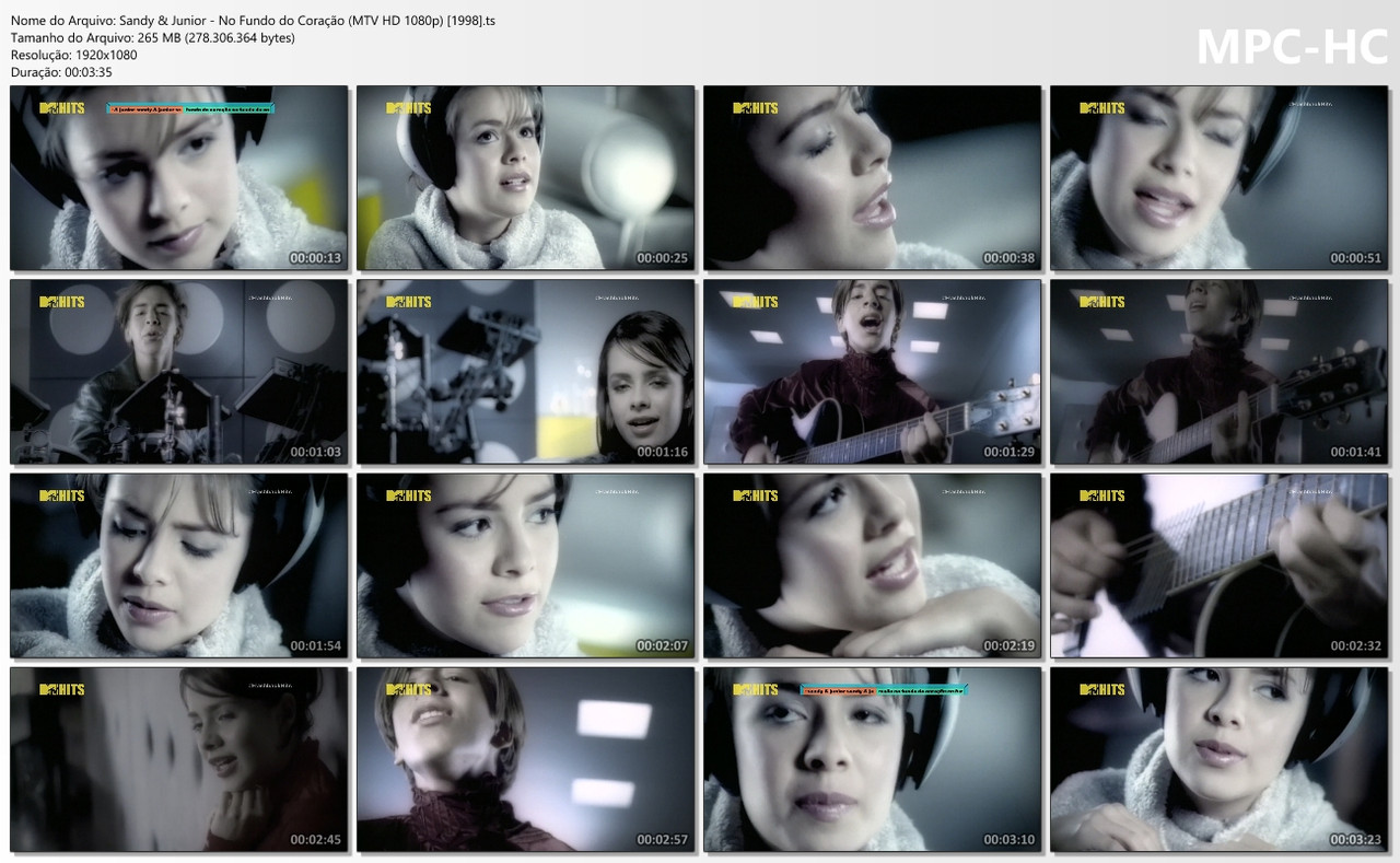 Sandy & Junior - No Fundo do Coração (MTV HD 1080p) [1998].ts