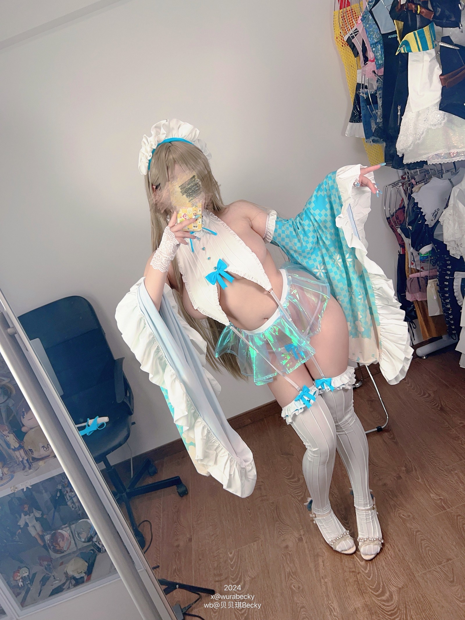 贝贝琪 Becky 明日奈 同人 Cosplay 写真集｜高清角色摄影（42P｜90MB）插图6