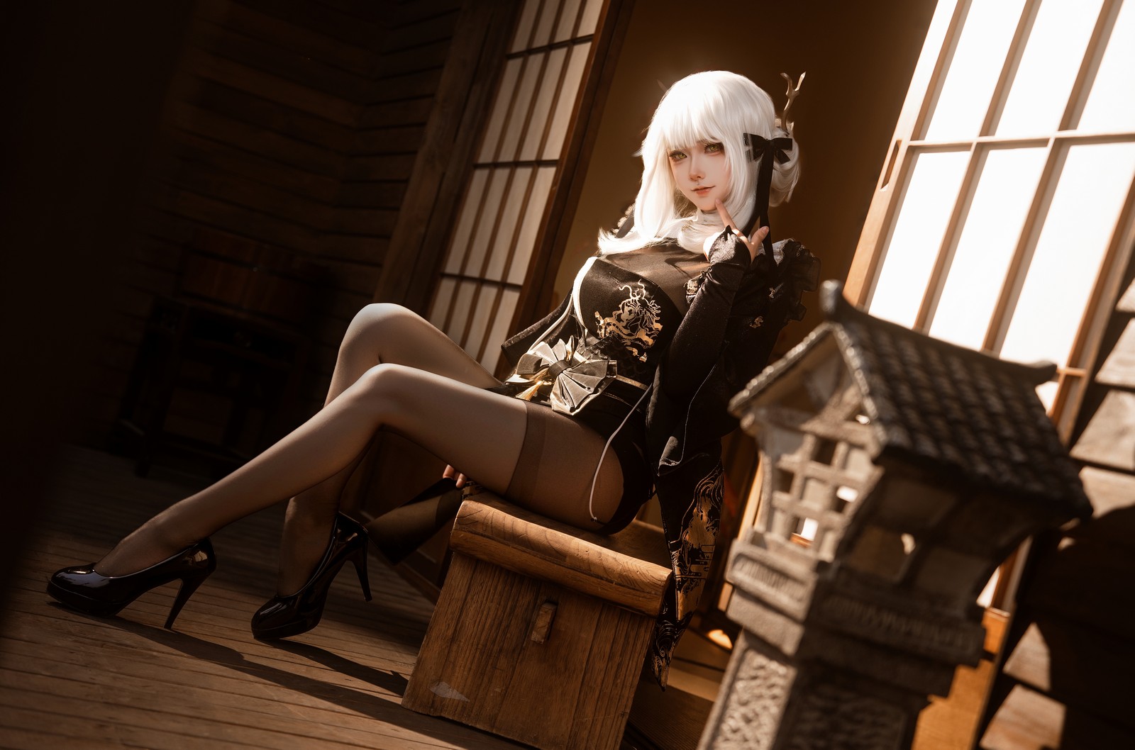 Seya-狮砸 – Nikke 布兰儿 和服 Cos 高清写真（12P-124.1MB）插图3