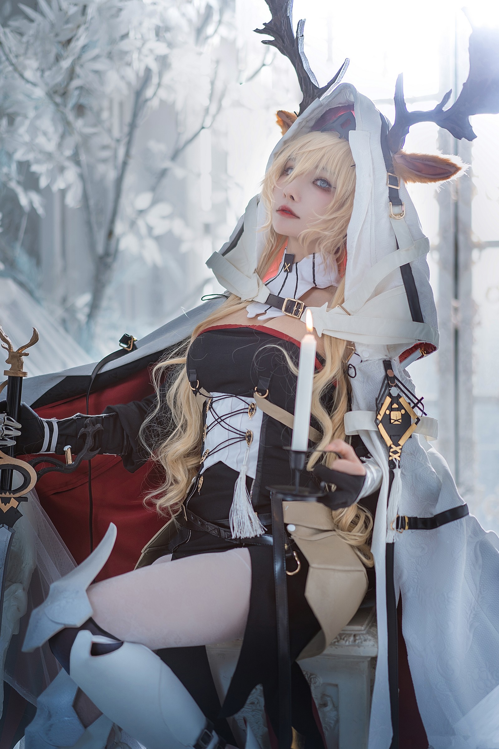 一千只猫薄禾写真 – 烛骑士 薇薇安娜 Cosplay 高清写真套图（12P / 124MB）插图5