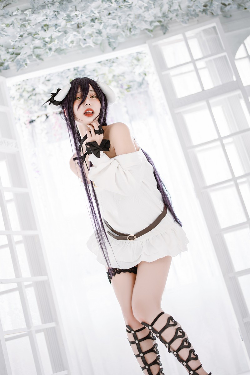 切切Celia 雅儿贝德 Albedo Cosplay Overlord 写真 39P插图4