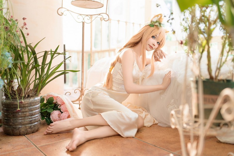 艾西Aiwest 碧蓝档案伊落玛丽睡衣Cosplay写真图集 高清图集 34P (102.2M)插图8