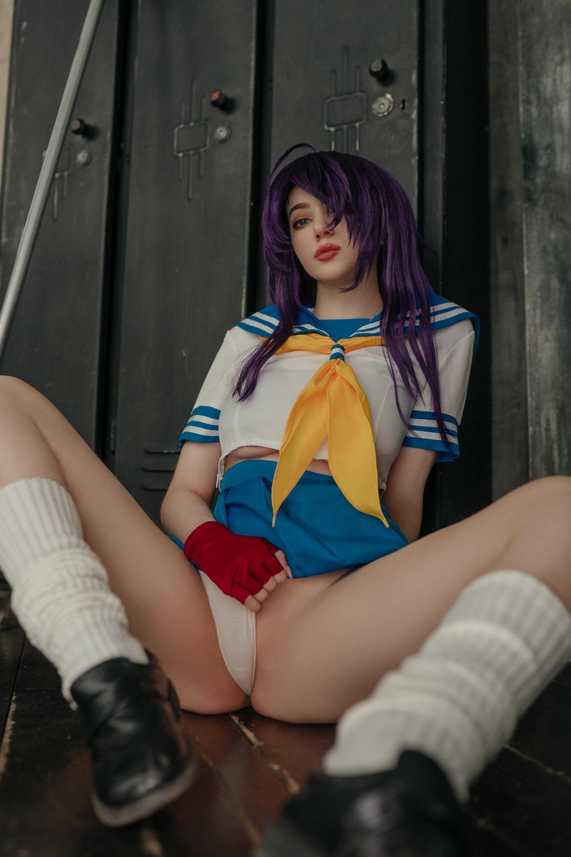 Alina Becker 关羽 Kanu Unchou Cosplay 一骑当千角色写真【59P-23.7M】插图2