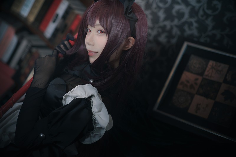 切切Celia 斯卡哈女仆 Scathach Cosplay Fate Grand Order 写真 14P插图7