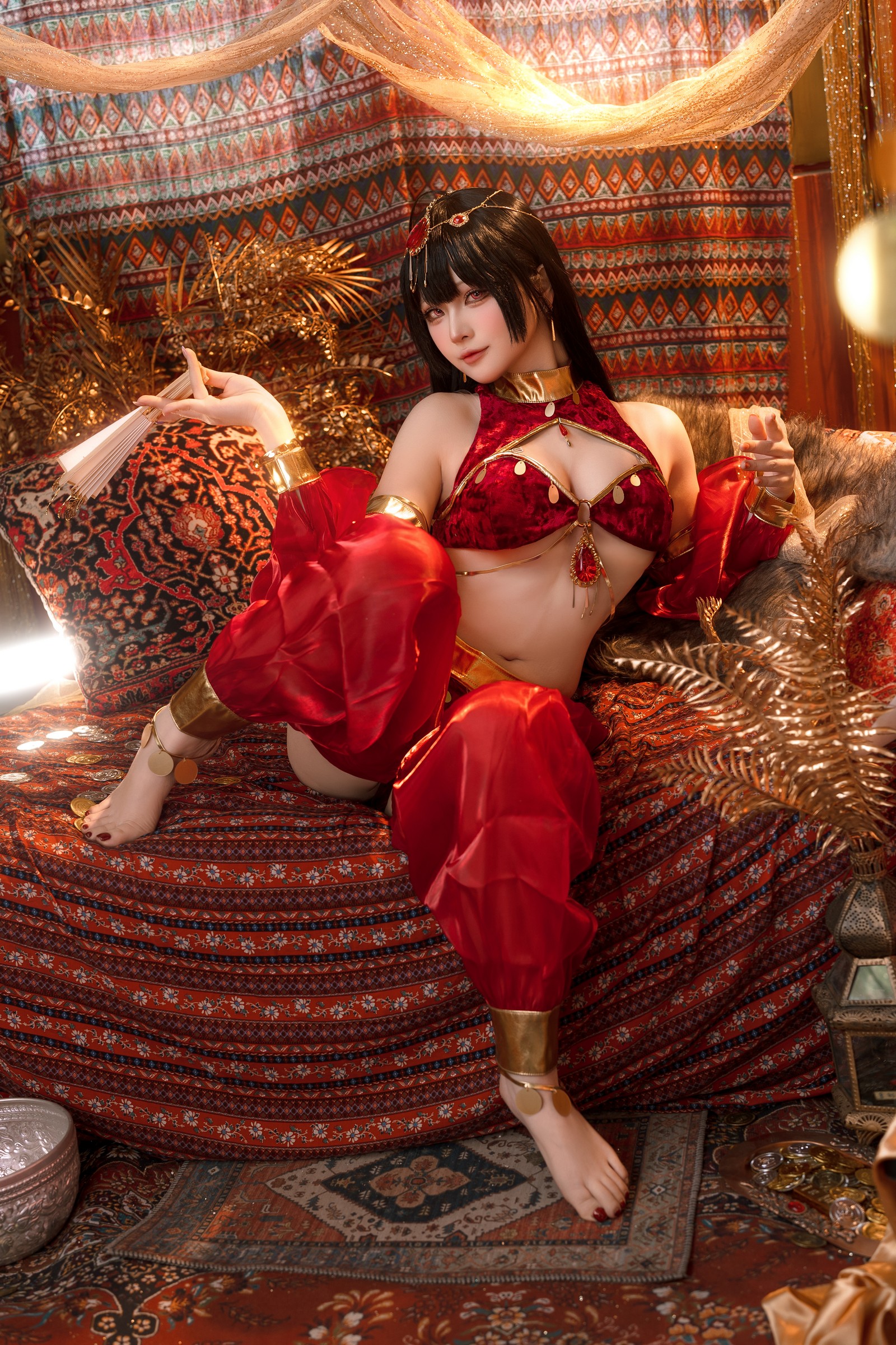 屿鱼 Yuyu 大凤 舞娘 新年特典 Cosplay 写真集（50P｜449MB）插图