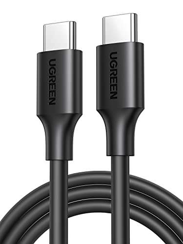 Amazon: Cable USB C UGREEN 1M plástico.