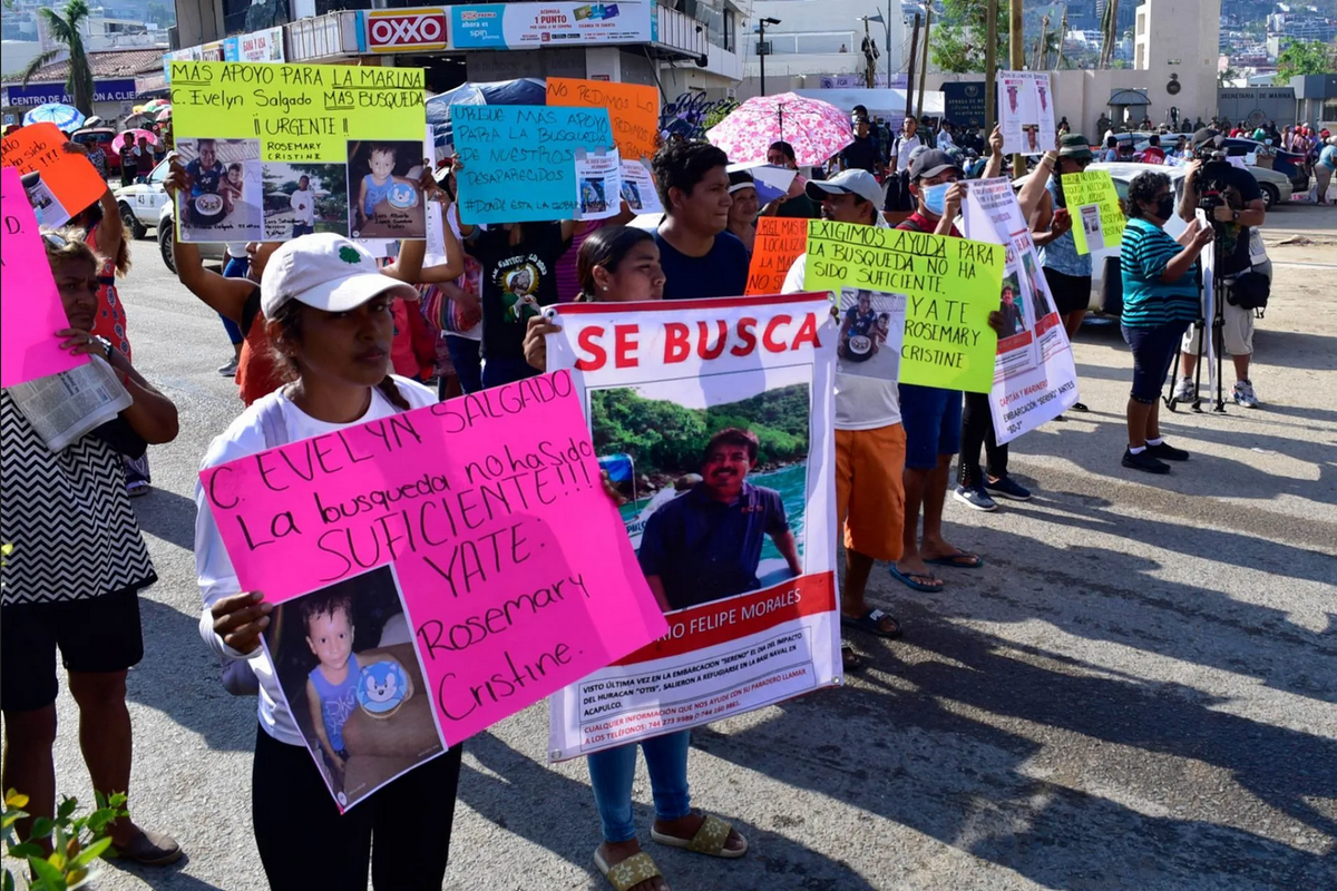 Reportan 50 fallecidos y 30 desaparecidos tras impacto de Otis