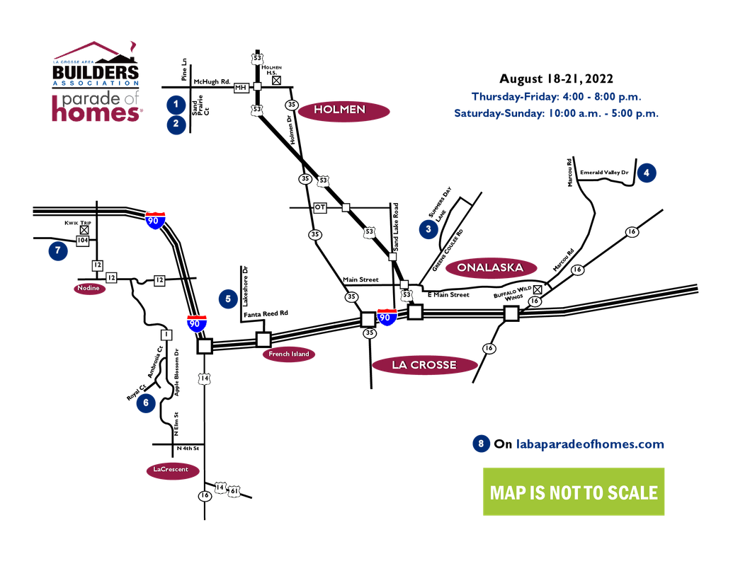 La Crosse Area Builders Association Parade of Homes 2023