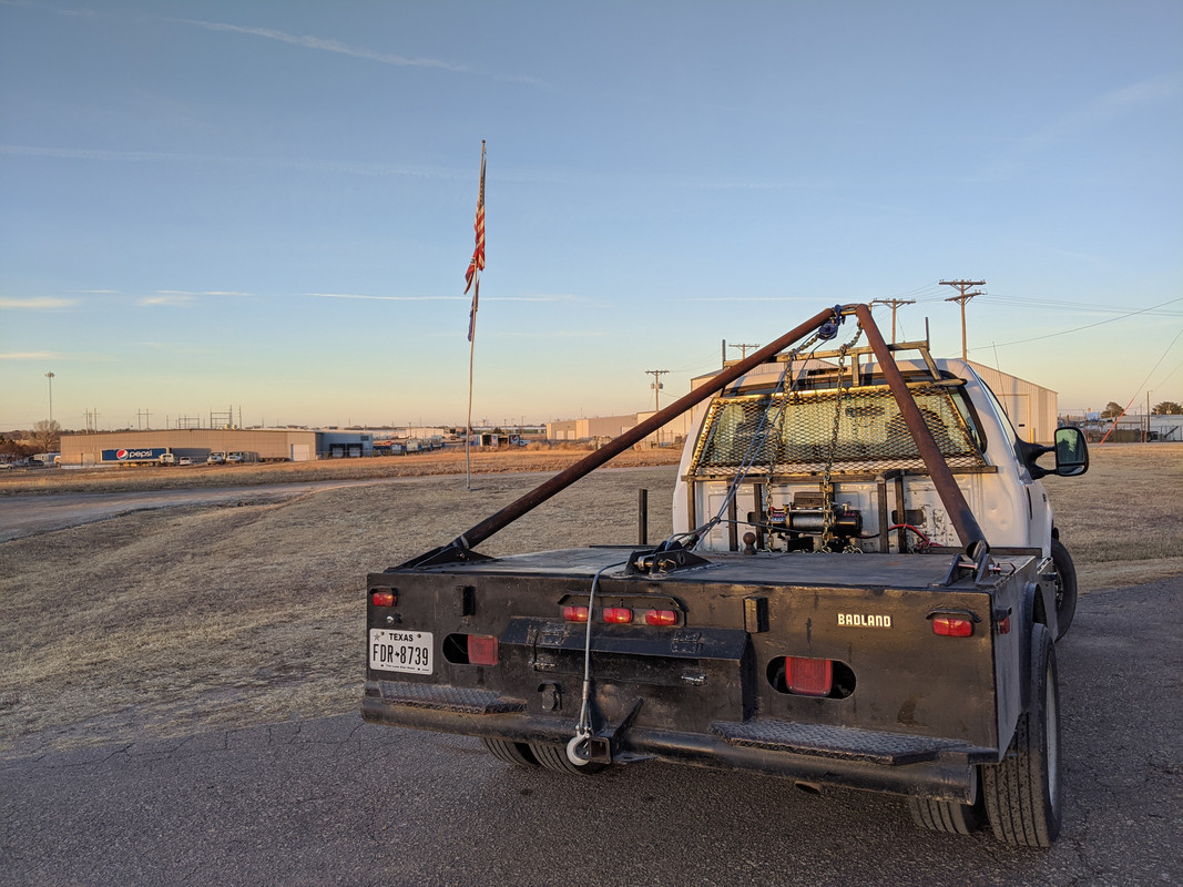 Laid over picture of 1 ton winch truck that I am proud of : r