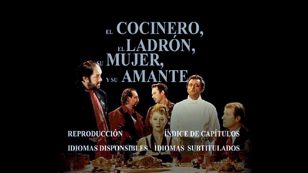 THE COOK THE THIEF HIS WIFE AND HER LOVER MENU - El cocinero, el ladrón, su mujer y su amante [1989] [Drama, comedia] [DVD9] [PAL] [Leng. ESP/ITA/ENG/DEU] [Subt. Multi]