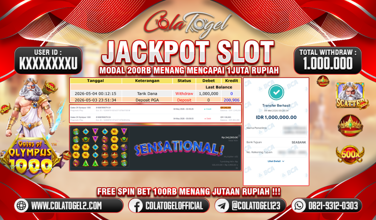 JACKPOT SLOT GACOR!!