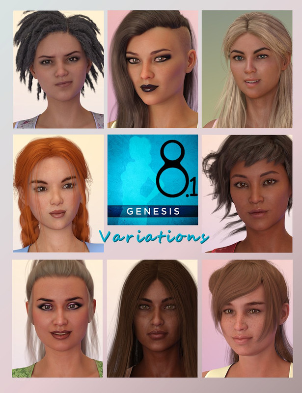 Variations for Genesis 8.1 Female