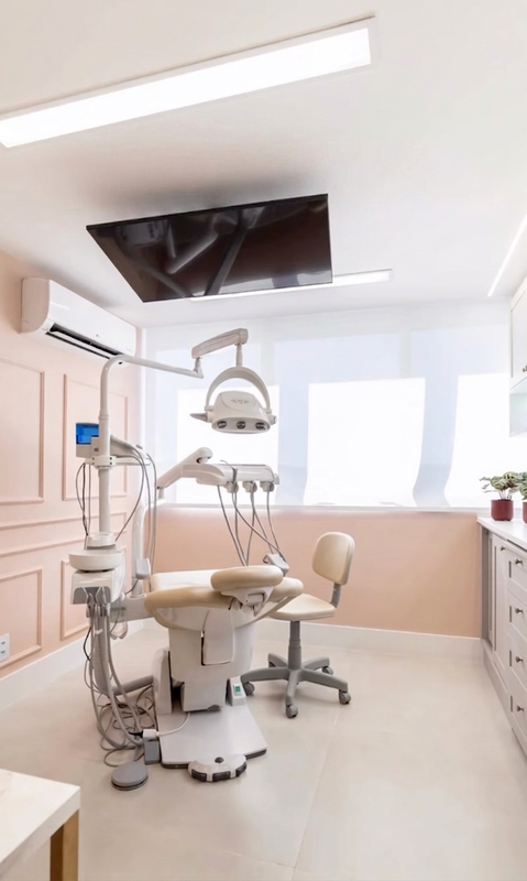 Sala de atendimento da clínica