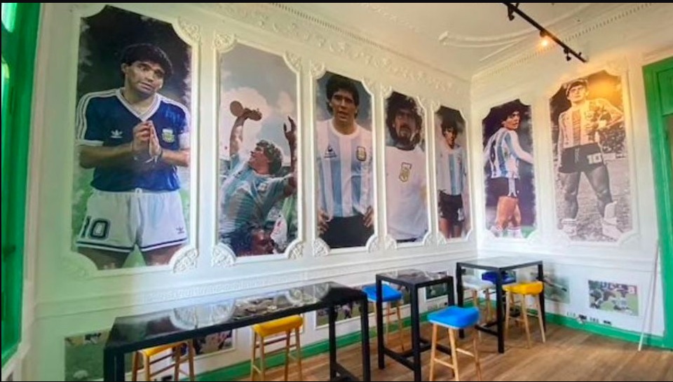 Inauguran en Argentina el primer bar temático de Diego Armando Maradona