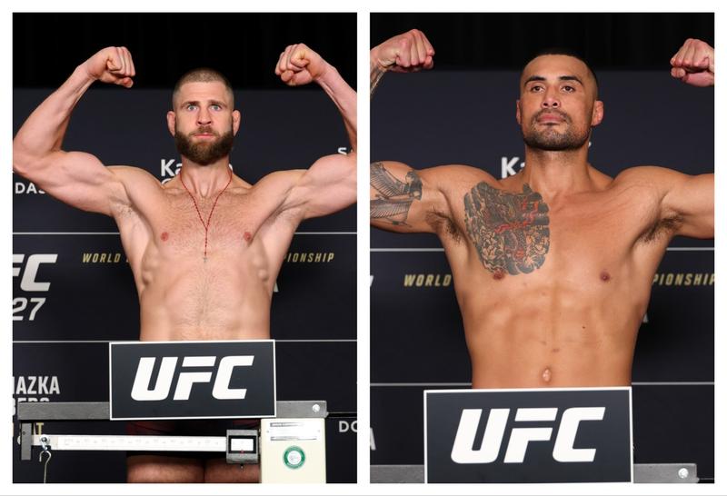 Кантар преди UFC 327