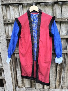Blue and Red Robe with hat - Age 9-11