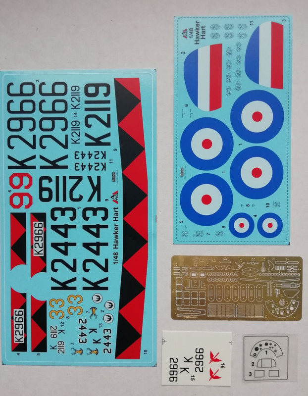 1/48 - Hawker Hart, Demon & Audax by Arsenal Model Group