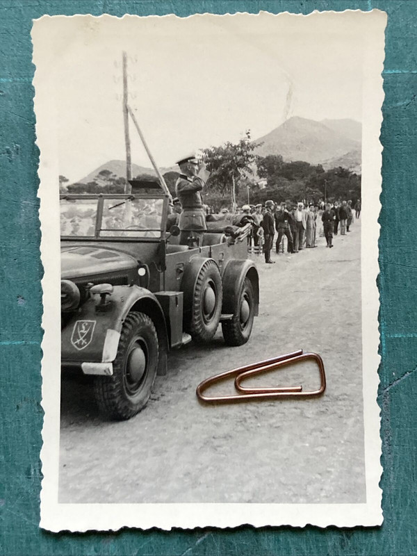 Panzer Lehrregiment Regimentsabzeichen Meissener Schwerter Kübelwagen Wehrmacht