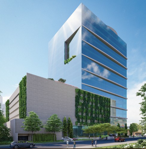 Fachada Empresarial Marie Curie