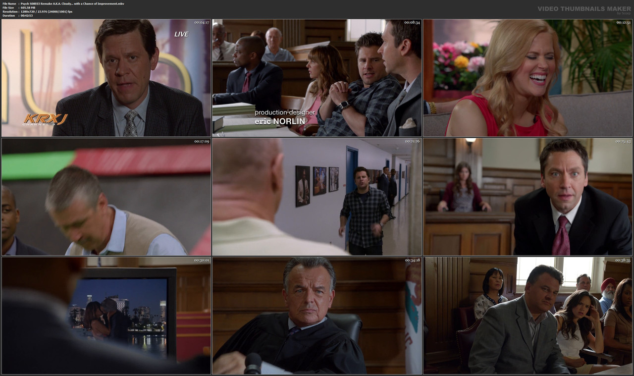 Psych S08E03 Remake A.K.A. Cloudy... with a Chance of Improvement.mkv
