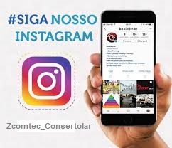 Acesse o nosso Instagram Zcontec_consertolar