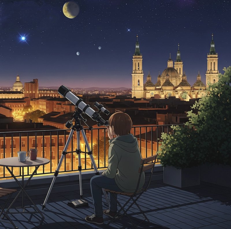 comprar un telescopio para observar desde Zaragoza