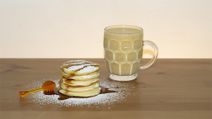 Ilustrasi milkshake kurma.