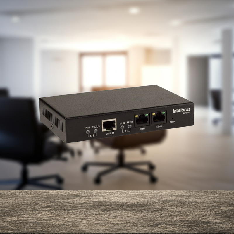 Gateway Intelbras GW 201 E para montagem em rack