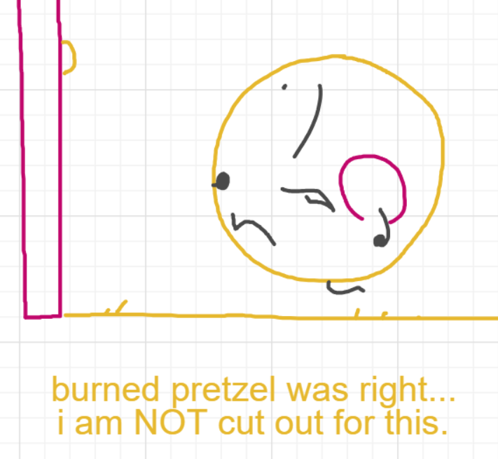 A panel from You're In Danger, Boy, episode seven of the Board Boards object show by Furretwalk/WalkingFurret.