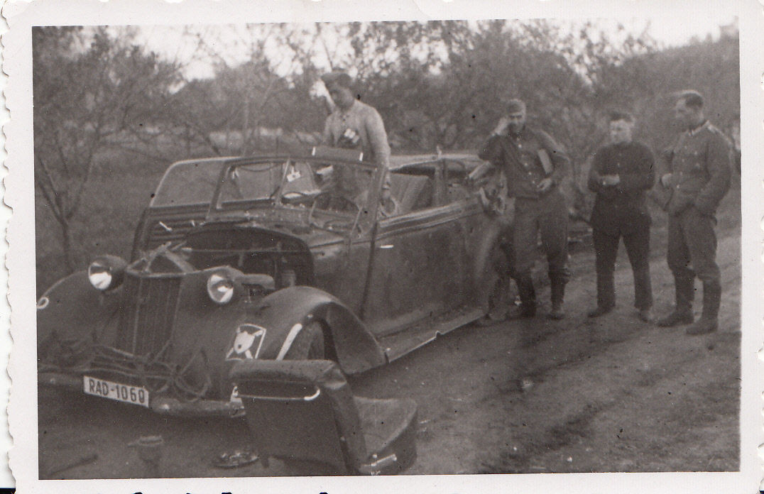 Wehrmacht Rußland PKW Kübelwagen Volltreffer RAD