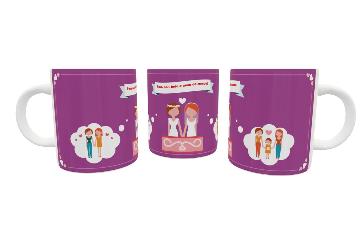 Caneca Personalizada Casamento Modelo 18