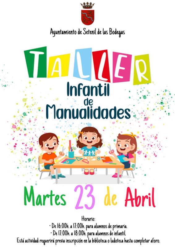 Taller infantil de manualidades