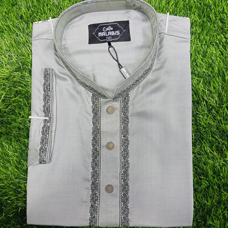 ঈদ স্পেশাল! মালাবিস সফট ট্যানসিল কটন এমব্রয়ডারী পাঞ্জাবী